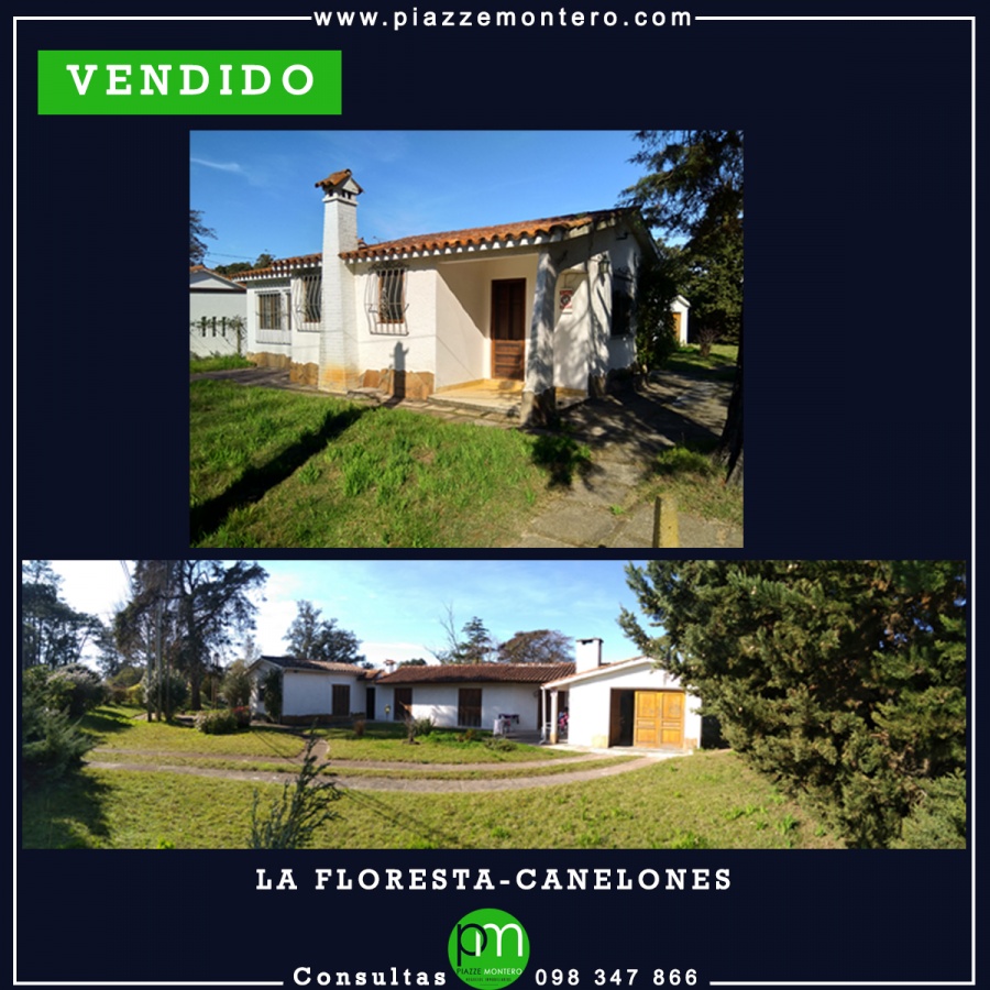 VENDIDO--- Casa / La Floresta. Casa en Venta en La Floresta, Canelones