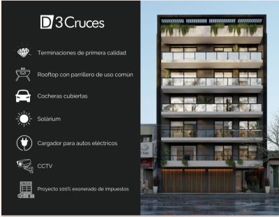 Apartamento en Venta en Tres Cruces, Montevideo