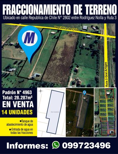 Terreno en Venta en Paysandú, Paysandú