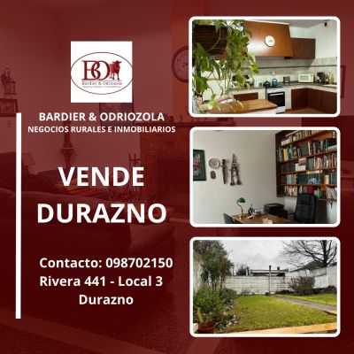 Casa en Venta en Durazno , Durazno