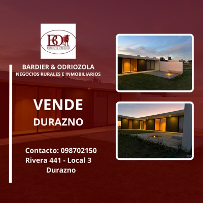 Casa en Venta,  Alquiler en Durazno , Durazno