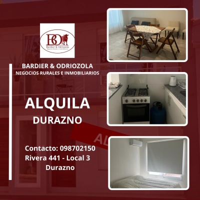 Apartamento en Alquiler en Durazno , Durazno