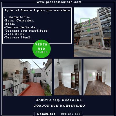 Apartamentos en Venta en Cordón, Montevideo