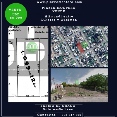 Terreno en Venta en EL CHACO, Dolores, Soriano