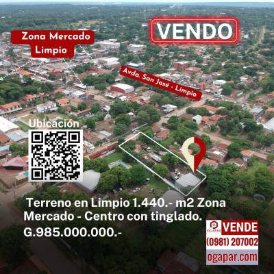 Terrenos en Venta en Limpio, Central