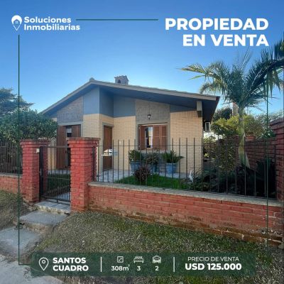 Casa en Venta en SANTOS CUADROS, Río Branco, Cerro Largo