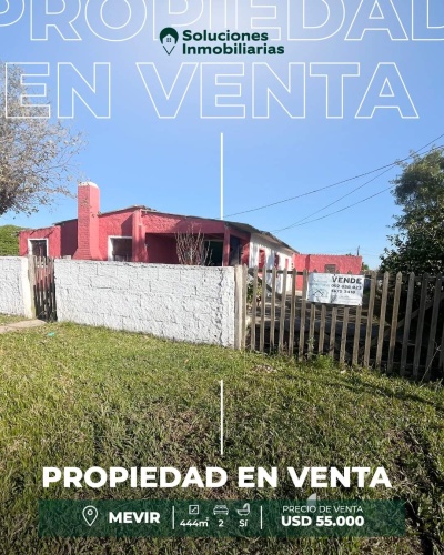 Casas en Venta en MEVIR, Río Branco, Cerro Largo