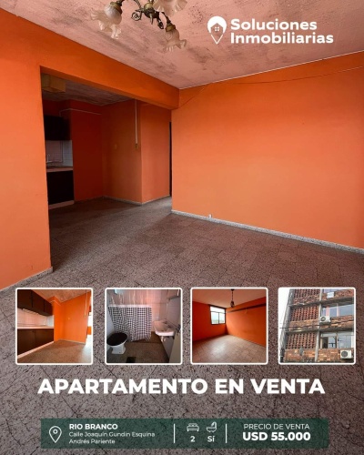 Apartamento en Venta en Centro, Río Branco, Cerro Largo