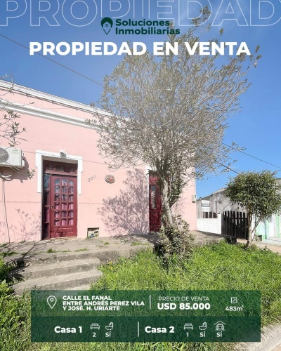 Casas en Venta en MOSQUITO, Río Branco, Cerro Largo