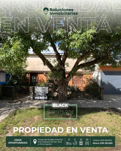 Casa en Venta en 18 DE JULIO, Río Branco, Cerro Largo