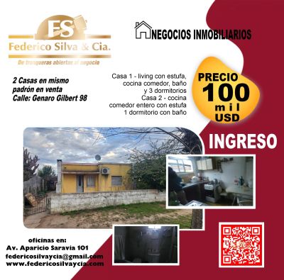 Casas en Venta en Barrio Ferrocarril, Tacuarembó, Tacuarembó