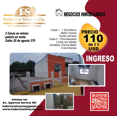 Casa en Venta en Centro, Tacuarembó, Tacuarembó