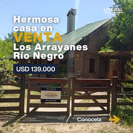 Casa en Venta en Los Arrayanes, Soriano