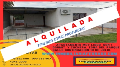 Apartamento en Alquiler en PARQUE CLAUZOLLES, Libertad, San José