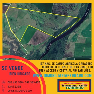 Campos y Chacras en Venta en Zona Rural, San José de Mayo, San José