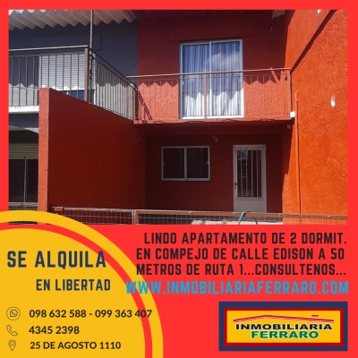 Apartamento en Alquiler en RUTA 1 VIEJA, Libertad, San José