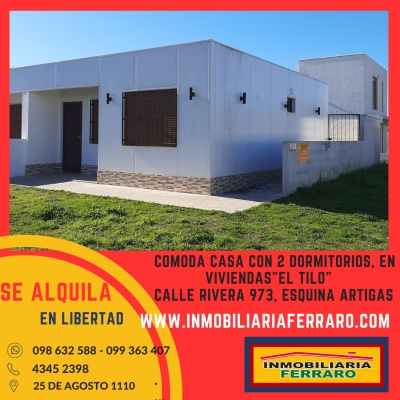 Casas y Apartamentos en Alquiler en EL ARBORETO, Libertad, San José