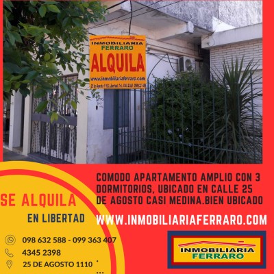 Apartamento en Alquiler en Libertad, San José