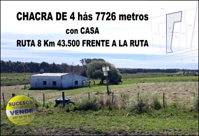 Campos y Chacras en Venta en Piedra del Toro Ruta 8 km 43, Empalme Olmos, Canelones