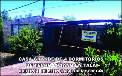 Casa en Venta en Tala, Canelones