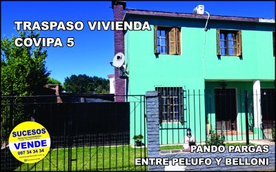 VIVIENDA EN COOPERATIVAS en Venta,   en BARRIO ESTADIO, Pando, Canelones