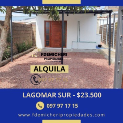 Casas en Alquiler en Lagomar, Ciudad de la Costa, Canelones