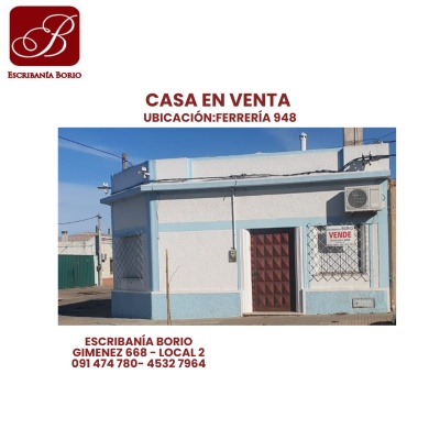 Casa en Venta en Mercedes, Soriano