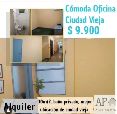 Oficinas en Alquiler en Ciudad Vieja, Montevideo