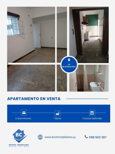 Apartamento en Venta en La Blanqueada, Montevideo