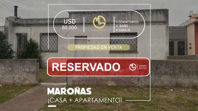 Casa en Venta en Maroñas, Montevideo