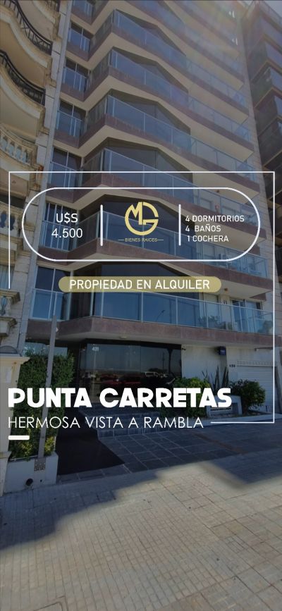 Apartamento en Venta,  Alquiler en Punta Carretas, Montevideo