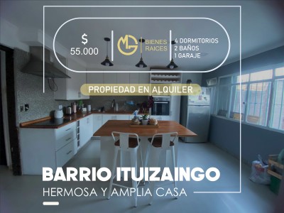 Casas en Alquiler en Ituzaingó, Montevideo