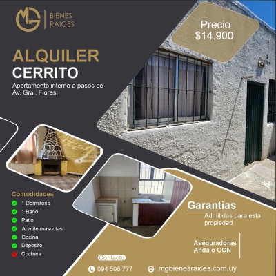 Apartamento en Alquiler en Cerrito de la Victoria, Montevideo