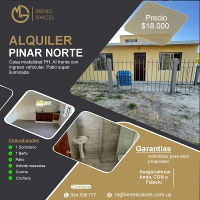 Apartamento en Alquiler en Pinar Norte, Ciudad de la Costa, Canelones