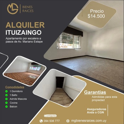 Apartamento en Alquiler en Ituzaingó, Montevideo