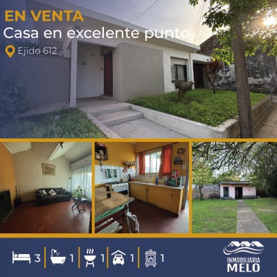 Casas y Apartamentos en Venta en CENTRO, Melo, Cerro Largo